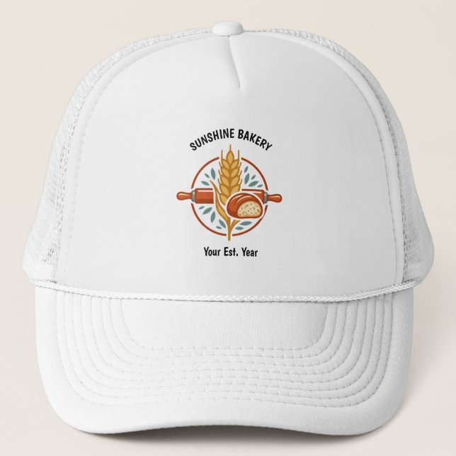 Anpassad bageriverksamhet Trucker Hatt Keps (Framsida)