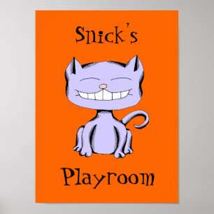 Anpassad bakgrund och textleksak som matchar Snick Poster