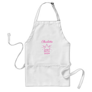Anpassad Baking Queen Vuxen Apron Förkläde