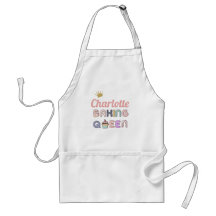 Anpassad Baking Queen Vuxen Apron