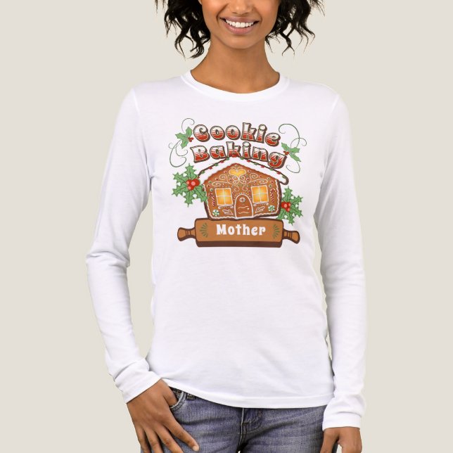 Anpassad bakning av julgrötkaka  t shirt (Framsida)
