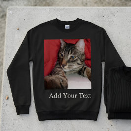 Anpassad bakre foto och valfri text personlig t shirt