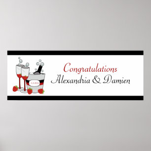 Anpassad banderoll för möhippa eller Förlovning Poster