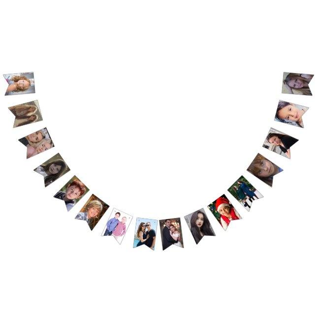 Anpassad banner för festfotografier vimplar (Alla)