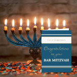 Anpassad Bar Mitzvah Grattiskort Kort<br><div class="desc">För Bar Mitzvah</div>