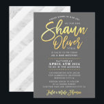 Anpassad Bar Mitzvah-guldskriptnamn SHAUN Inbjudningar<br><div class="desc">*** OBS - DEN GLANSIGA GULDFOLIEFFEKTEN ÄR EN UTRYCKT BILD *** - - - - - - - - - - - - - - - - - - - - - KONTAKTA MIG för anpassad "faux guld folieffekt typ" Gillar designen, men vill se några ändringar - ett annat färgschema,...</div>