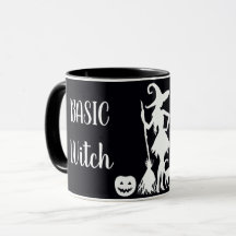 Anpassad BASIC HÄXA med Katt Roligt Present Coolt 