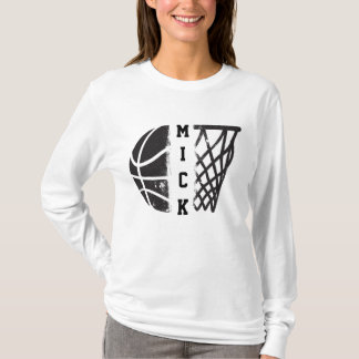 Anpassad basket med ditt namn eller team t shirt