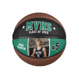 Anpassad basketboll seniorpresent med foto, minne