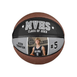 Anpassad basketboll seniorpresent med foto, minne