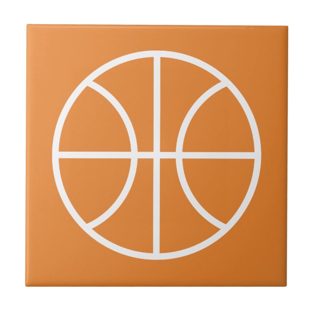 Anpassad basketbollogo kakelplatta (Framsidan)