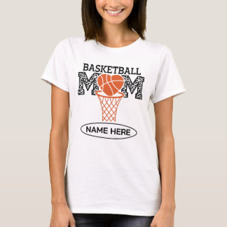 Anpassad basketbollsmamma t shirt