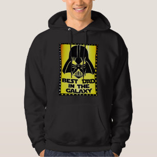 Anpassad BÄSTA PAPPA I GALAXEN Modern Hoodie