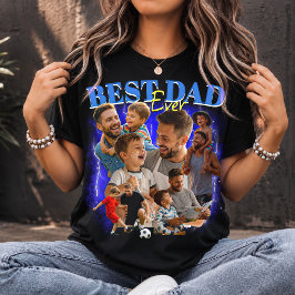 Anpassad Bästa Pappa Någonsin Bootleg Stil Pappa K T Shirt