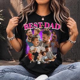 Anpassad Bästa Pappa Någonsin Bootleg Stil Pappa K T Shirt