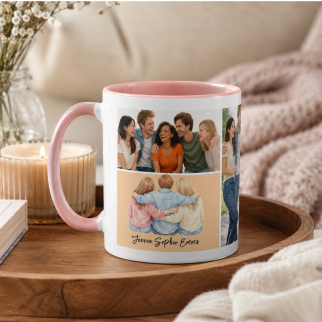 Anpassad bästa vän – Perfekt vänskapsdag Mugg (Custom Best Friend – Perfect Friendship Day Mug)