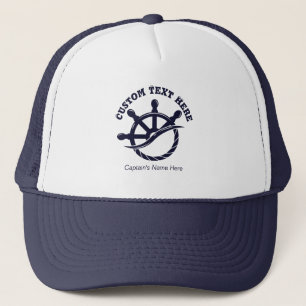 Anpassad båt för kapten - nautisk present keps