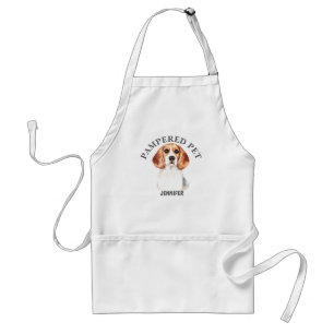Anpassad beagle Pet Groomer Apron Förkläde
