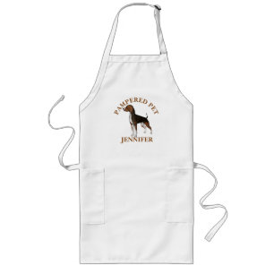 Anpassad Beagle Pet Groomer Apron Långt Förkläde