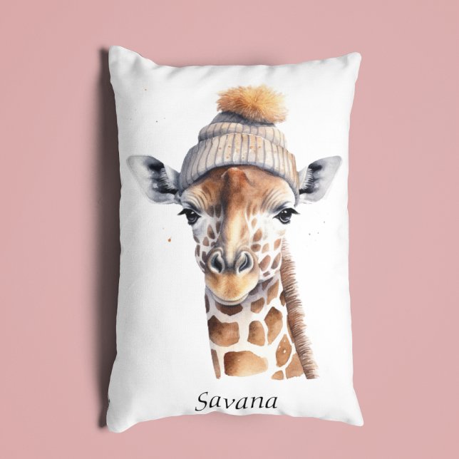 Anpassad Beanie Bunch Giraff Vintermössa Kudde (Skapare uppladdad)