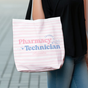 Anpassad benämning Pastel Pharmacy-tekniker Tygkasse