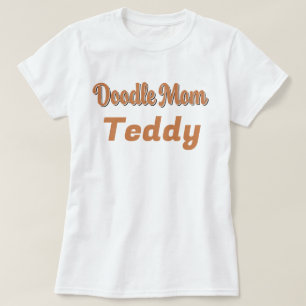 Anpassad Bernedoodle Doodle Mamma Trefärgad Husdju T Shirt