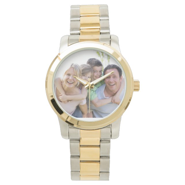Anpassad bevakning med valfri bild armbandsur (Framsida)