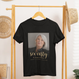 Anpassad bild 70 och fantastisk födelsedagsfest t shirt