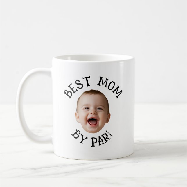 Anpassad bild av bästa mamma av Par  Kaffemugg (Vänster)
