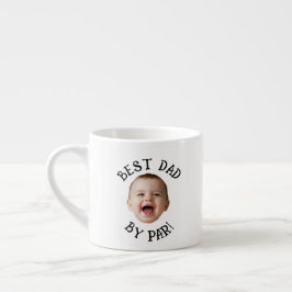 Anpassad bild av bästa pappa av Par  Espressomugg