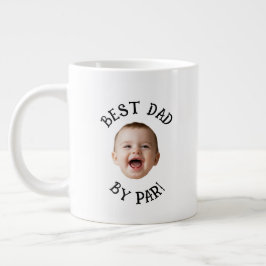 Anpassad bild av bästa pappa av Par  Jumbo Mugg
