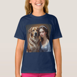 Anpassad bild Hundälskare Marinblå T-shirt Design