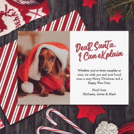Anpassad bild Kära tomte jag kan förklara Julkort