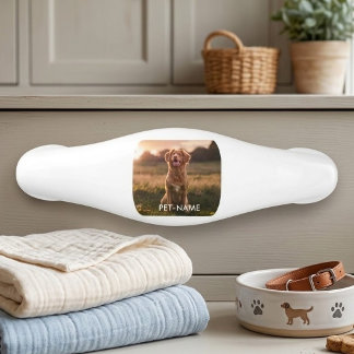 Anpassad bild med din hunds namn handtag