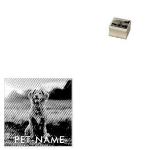 Anpassad bild med din hunds namn stämpel