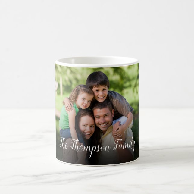 Anpassad bild med personligt namn kaffemugg (Center)