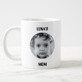 Anpassad bild och namn kaffemug jumbo mugg