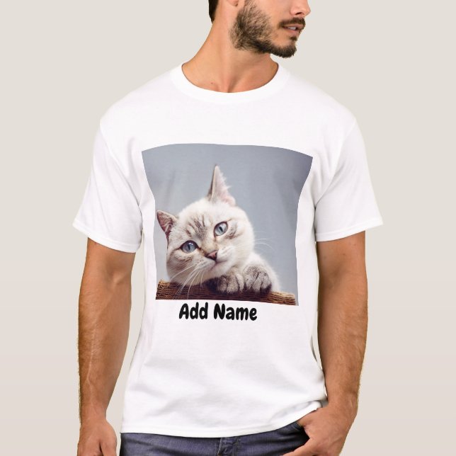 Anpassad bild och namn  t shirt (Framsida)