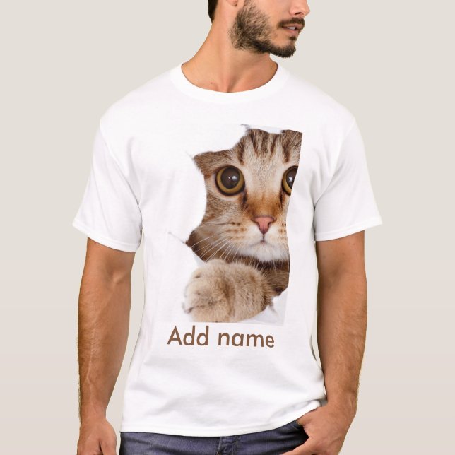 Anpassad bild och namn  t shirt (Framsida)