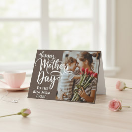 Anpassad bild och text Mors dag Bästa mamma någons Helgkort