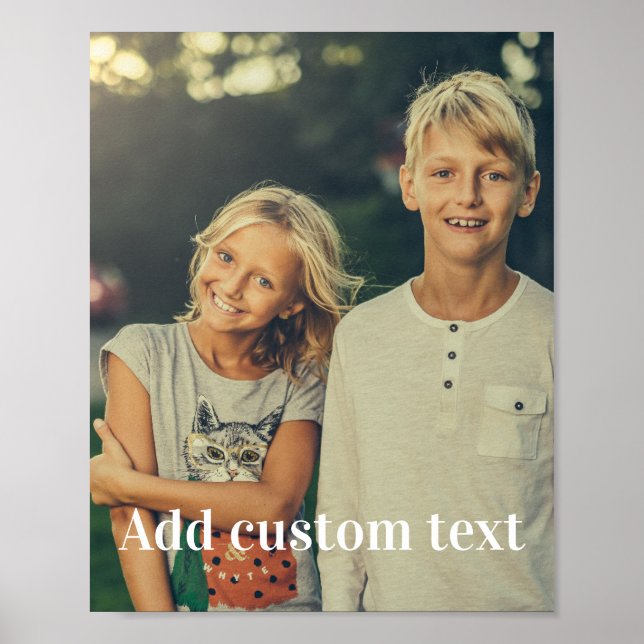 Anpassad bild och text poster (Framsidan)