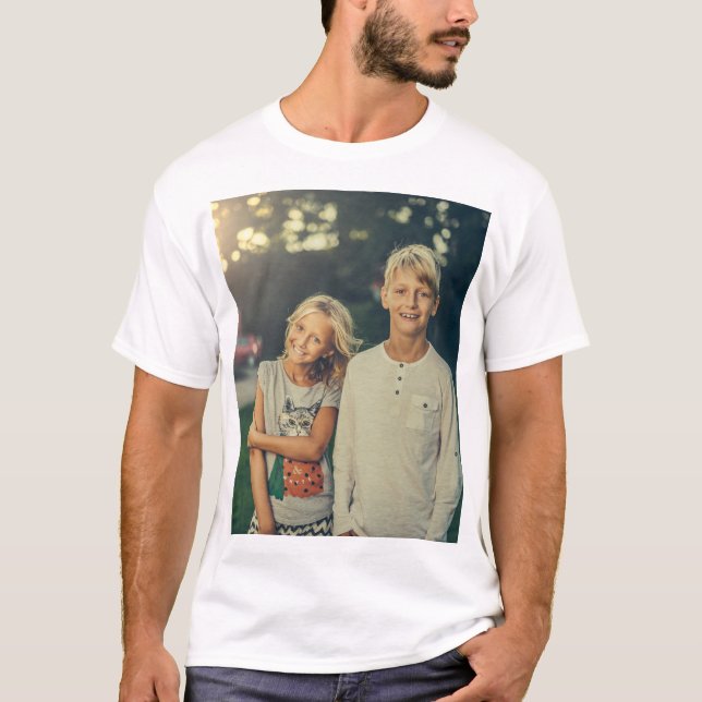 Anpassad bild och text t shirt (Framsida)