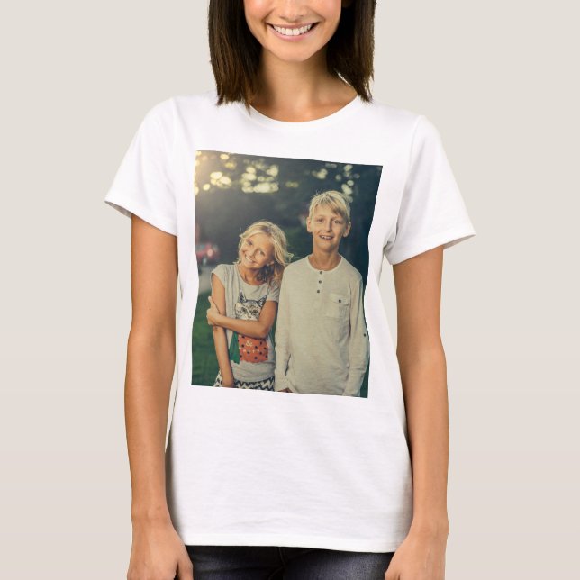 Anpassad bild och text t shirt (Framsida)