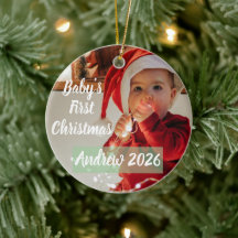 Anpassad bild på babys första jul