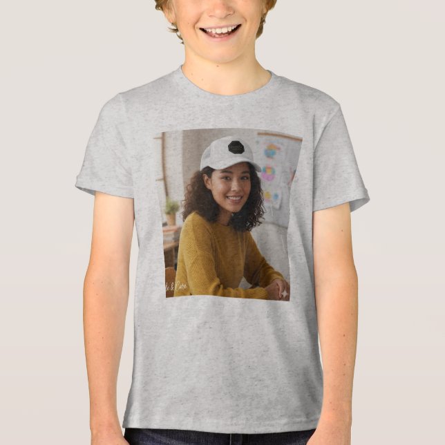 Anpassad bild Personlig design T Shirt (Framsida)