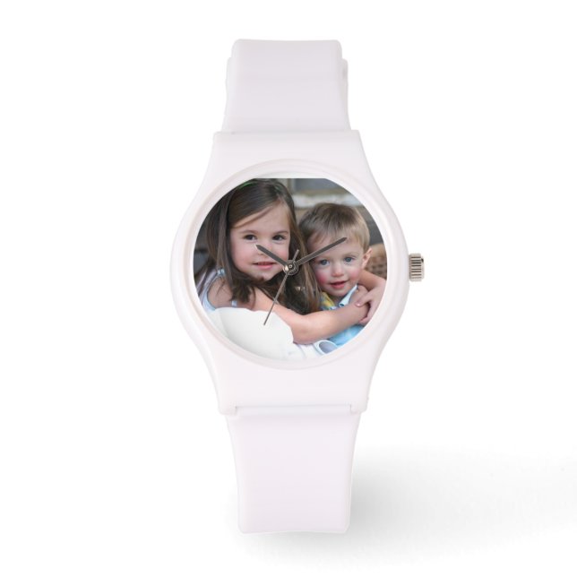 Anpassad Bild Sporty Watch Armbandsur (Framsida)