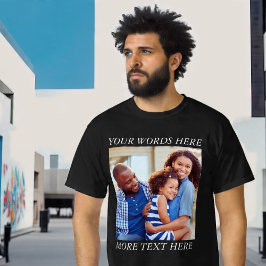 Anpassad bild T-shirt med redigerbar text