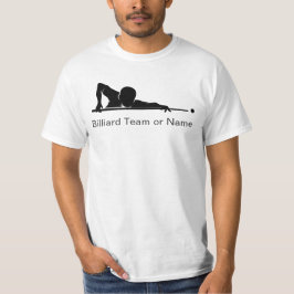 Anpassad Biljard Pool Liga Lagutrustning T Shirt