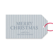 Anpassad Blå Elegant Skrift Klassisk God Jul