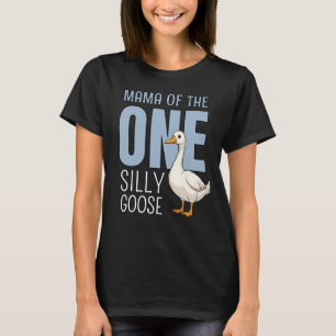 Anpassad Blå Mamma till Den Enkla Dumma Gåsen Föde T Shirt